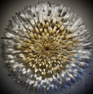 Gold & Silver Flower